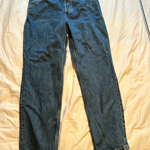 Everlane high rise cheeky button front straight regular jeans size 31 - Picture 2 of 3